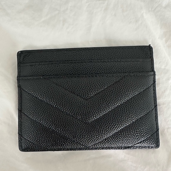 YSL Black and Gold Card Holder - Picture 4 of 8